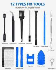 Mini Electric Screwdriver Set 140-IN-1:  Small Electric Screwdriver Cordless ...