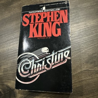 Christine By Stephen King, Mass Market Paperback, First Signet Printing 1983