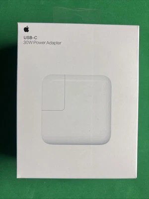 Apple Adaptateur Secteur USB‑C 30 W - Blanc D'origine. Neuf Scellé - Photo 1/2