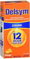 Delsym 12 Hour Cough Relief Liquid Orange 5 OZ