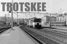 35mm Negative SBB CFF Switzerland Railways Electric Loco 1662 Luzern 1982