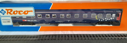 Roco 45073 H0 DC Schlafwagen der SBB "Mond und Sterne", exact 1:87 OVP | Condition: Gebraucht