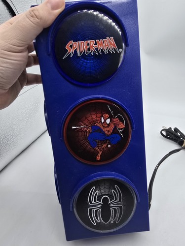 Spiderman Kids Light Street Traffic Light Three Sided Vintage Rare 2005 Sold Out - 第 9/10 張圖片