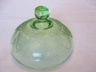 Depression Glass Butter Dish Lid Only Lovebirds Pattern