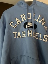 Nike UNC University North Carolina Hoodie Men's XL Blue Pullover Tar Heels