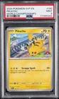 2024 POKEMON SVP EN-SV BLACK STAR PROMO WORLD CHAMPIONSHIPS #190 PIKACHU PSA 9