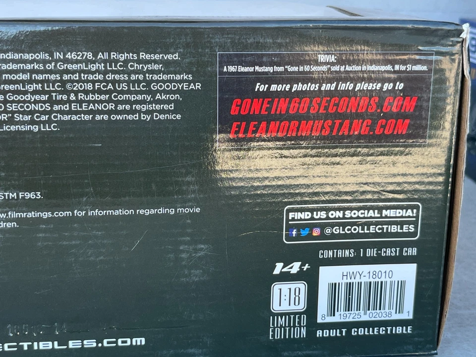 1/18 HIGHWAY 61 IDO EN 60 SEGUNDOS 1971 PLYMOUTH HEMI CUDA ROSA NEGRO VALLAS PUBLICITARIAS Foto 4 de 4