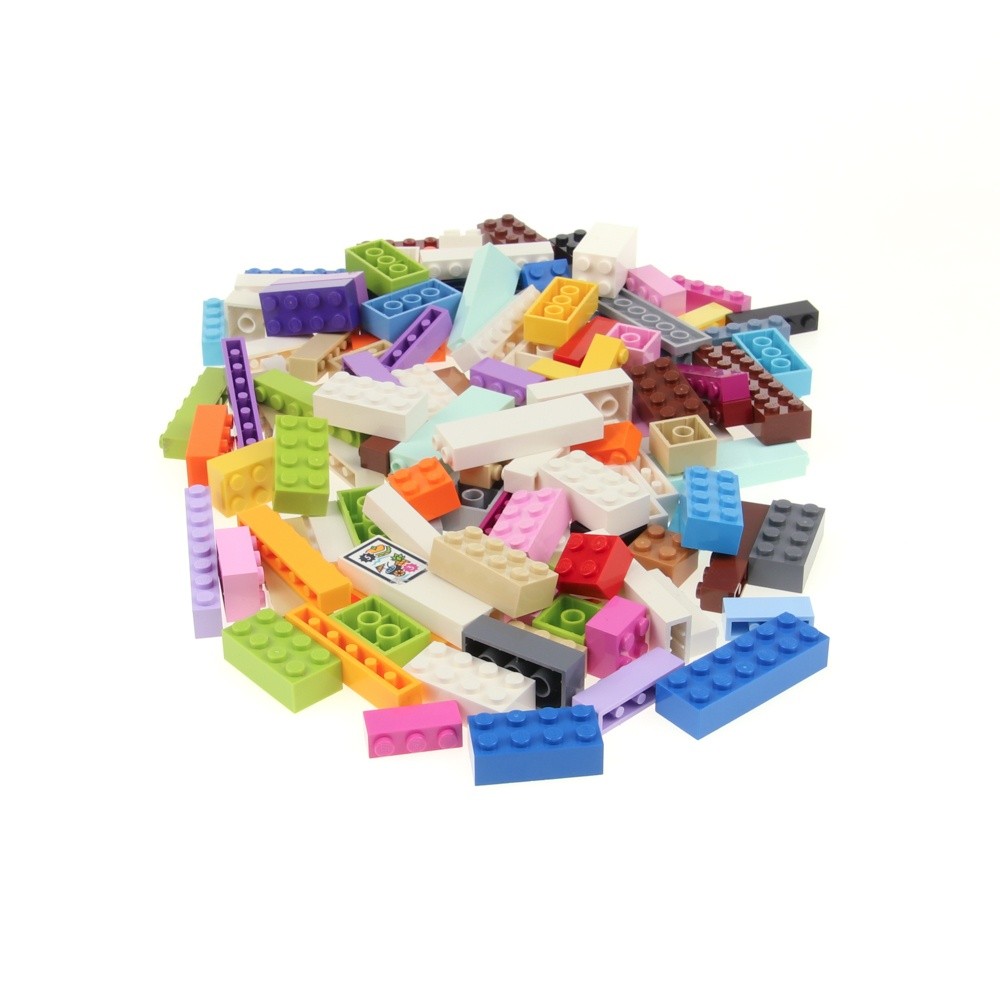 100 Lego Friends Classic Basic Building Bricks Approx 250G Mixed Bulk Like Pink