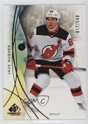 2024-25 Upper Deck SP Game Used Gold 17/149 Jack Hughes #15 1u23