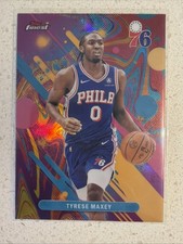 2025-26 Topps Finest Basketball TYRESE MAXEY #29 Oil Spill Common
