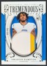 2025 Panini National Treasures Omarion Hampton Tremendous /99 MEM RC JM12