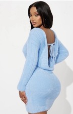 baby blue women's dress