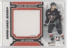 2013-14 ITG Heroes and Prospects Game-Used Black Jersey /160 Jake Virtanen av1