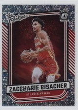 2024 Donruss Optic The Rookies Fast Break Holo Prizm Zaccharie Risacher #1 0rd2