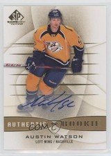 2013-14 SP Game Used Edition Authentic Rookies Gold Austin Watson #116 Auto 0kg2