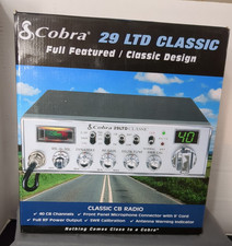 Cobra 29 LTD Chrome Classic 40 Channel CB Radio Dual Mode AM FM RF Trucker 29ltd