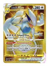 Lugia VSTAR 211/195 Holo Secret Raro Pokemon Tempesta Argento quasi nuovo