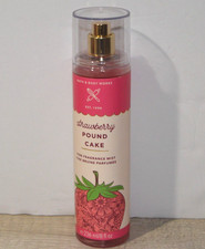 Bath  Body Works Strawberry Pound Cake Fine Fragrance Mist 8 fl oz New Full