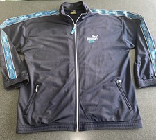 Vintage rare Retro Puma King Zipper training track jumper