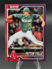 2026 Topps Series 1 Payton Tolle Team Border Variation SSP RC #15 Boston Red Sox