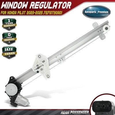 Rear Passenger RH Power Window Regulator w/ Motor for Honda Pilot 2023 2024 2025
