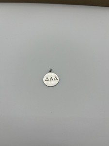 Vintage Lestage Sterling Silver Tri Delta Sorority Pendant - ΔΑΔ Chapter #71