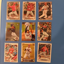 Juan Soto 9 Card Baseball Lot Mets, Yankees, Nationals, Padres 53