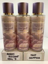 Victoria's Secret Love Spell Frosted  3 Pack  8.4oz Women's Fragrance Mist