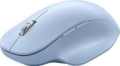 Microsoft Bluetooth Ergonomic Mouse Wireless 6-Button  Pastel Blue Right-Handed