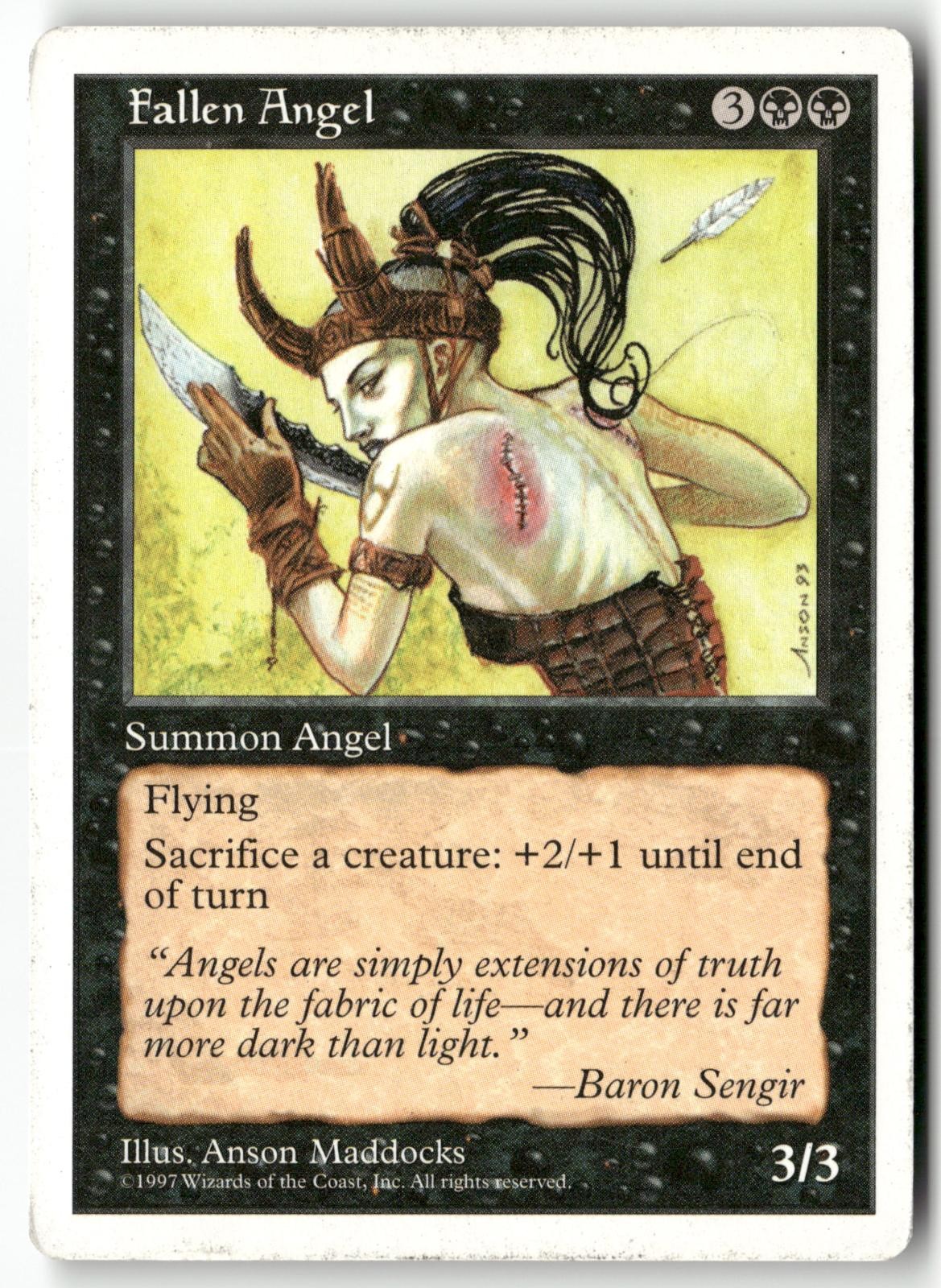 Fallen Angel Magic: The Gathering Fifth Edition 1997
