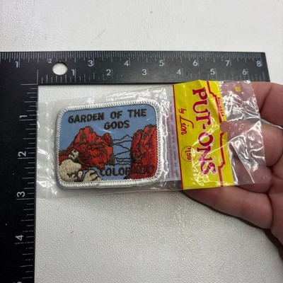 Vtg Put-Ons By Lion GARDEN OF THE GODS Rock Formations Colorado Park Patch 59I2