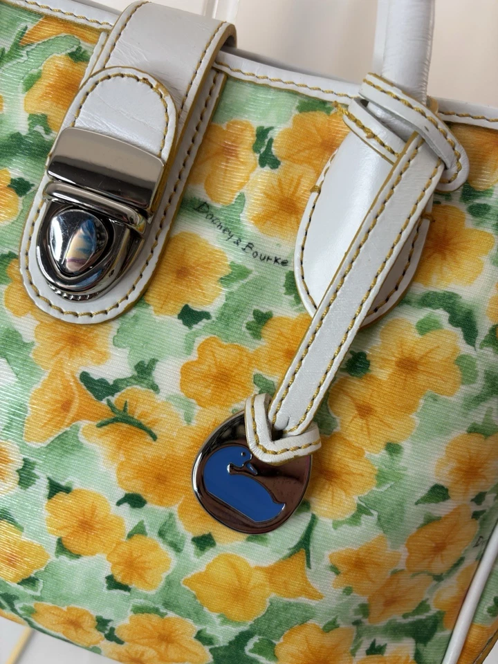 Bolso de Mano Dooney & Bourke Flor Amarilla AUTÉNTICO Foto 2 de 4