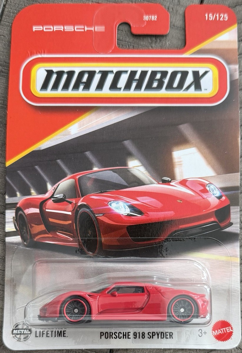 Matchbox Porsche 918 Spyder #15/125 New Red Color | eBay