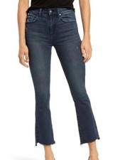 Pistola Size 28 Lennon High Rise Crop Boot Jean Raw Hem in Before Sunrise