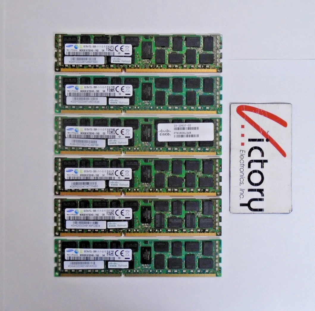 Samsung PC3-12800 (DDR3-1600) Server RAM 6 Modules for sale | eBay