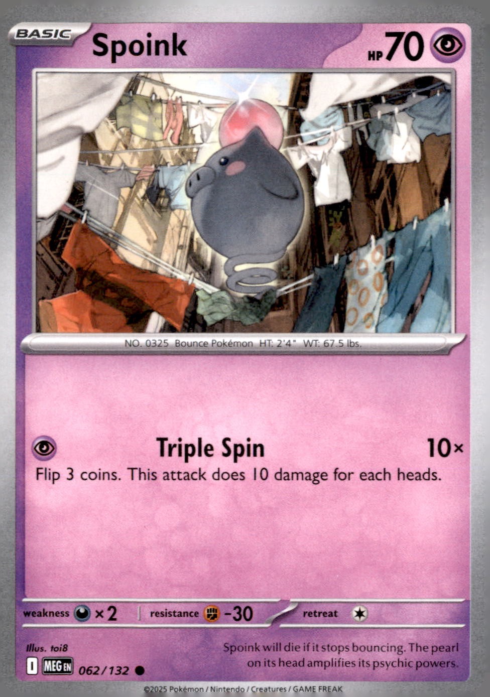 ME01: Mega Evolution #062/132 Spoink