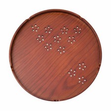 Bl&uuml;tenmuster-tablett Kirschbl&uuml;tenmuster Tee-tablett Lasergeschnitten