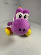 Yoshi 7" Plush Mario Little Buddy Toys Nintendo Stuffed Purple from 2015 MINT