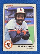 1983 Fleer Eddie Murray Baseball Card #67 SET BREAK Baltimore Orioles