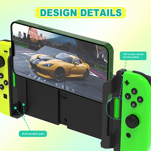 For Switch OLED Joypad Controller Android IOS Cell Phone Stretchable ABS Holder - Picture 7 of 7
