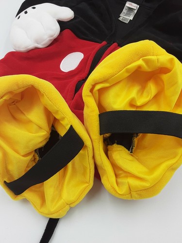 TODDLER'S MICKEY MOUSE COSTUME Zip Front 1-Pc. Outfit INFANT 6-12 Months DISNEY - Picture 8 of 8