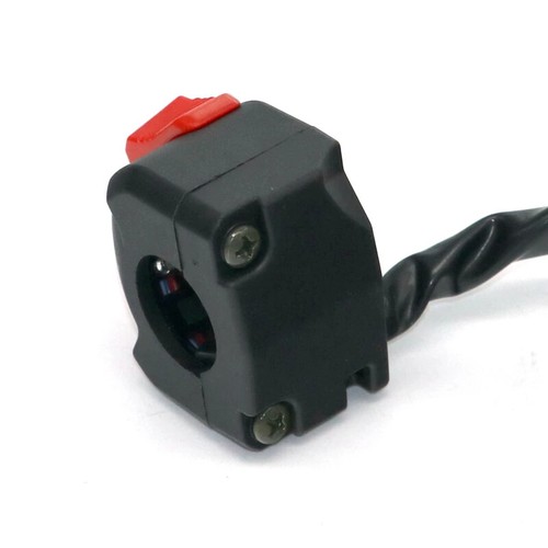 12V push-button switch mounted on the motorcycle handlebar - Picture 5 of 9
