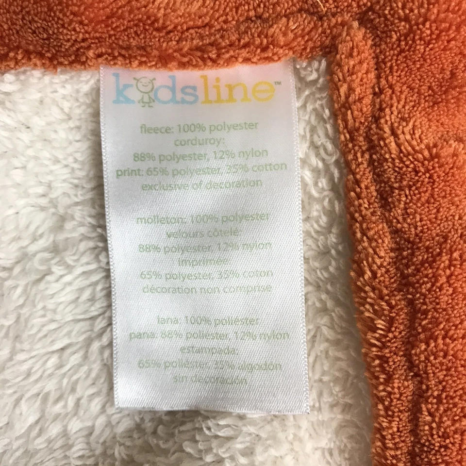 Kidsline Safari Jungle Zoo León Elefante Peluche Suave Bebé Manta Lovey Crema #3 Foto 3 de 4