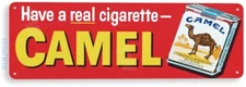 TIN SIGN Camel Cigarettes, Tobacco, Cigar, Bar, Retro, Smoke Shop Decor, A268
