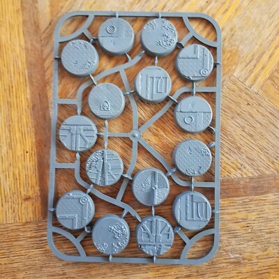 Lote De 100 Bases Redondas MDF De 32 Mm Para Miniaturas Warhammer, Corte Láser, Midgarth Games