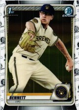 2020 Bowman #BCP-140 Nick Bennett Chrome Prospects
