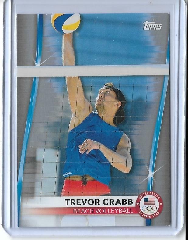 2020 Topps Olympics Trevor Crabb Silver #57 USA Volleyball Card