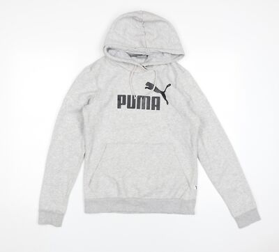 Puma Women's Grey Pullover Hoodie Size 10
