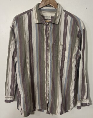 American Eagle Oversized Flannel Shirt Womens Sz M Untuck Fit Comfy