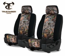 Seat Covers Universal Low Back Buckets Camo Neoprene Pair
